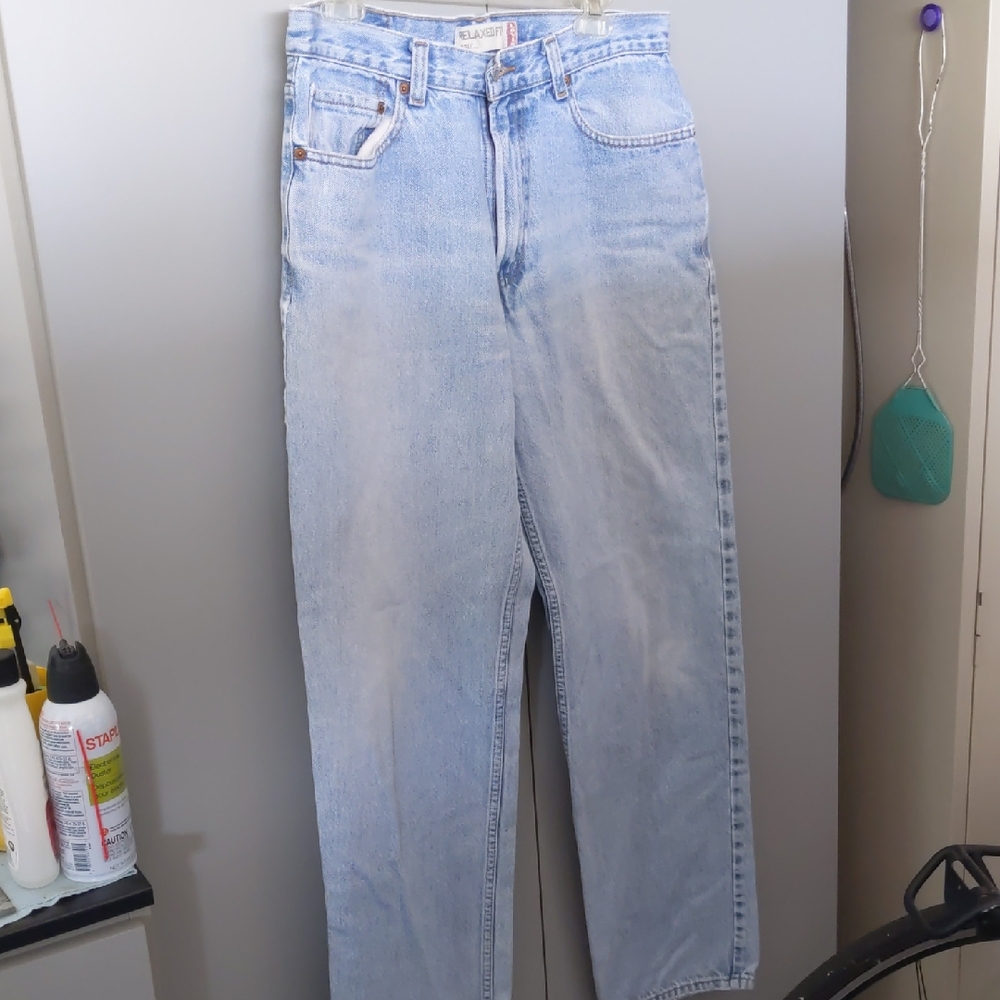 Levi's Light Blue Relaxed Fit Men's Jeans 34"x34"